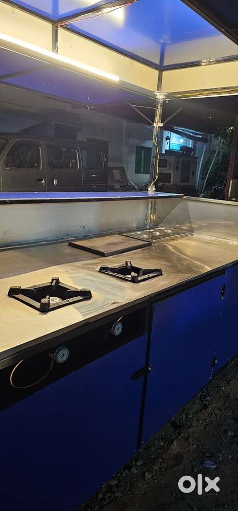 Stainless Steel Food Cart for Sale Perfect for Dessert or Tiffin Shop!
