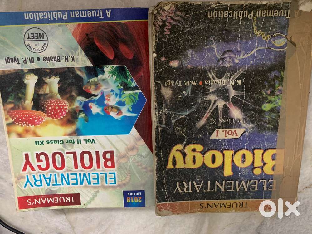 Elementary biology vol1 and 2 by KN bhatia and MP Tyagi