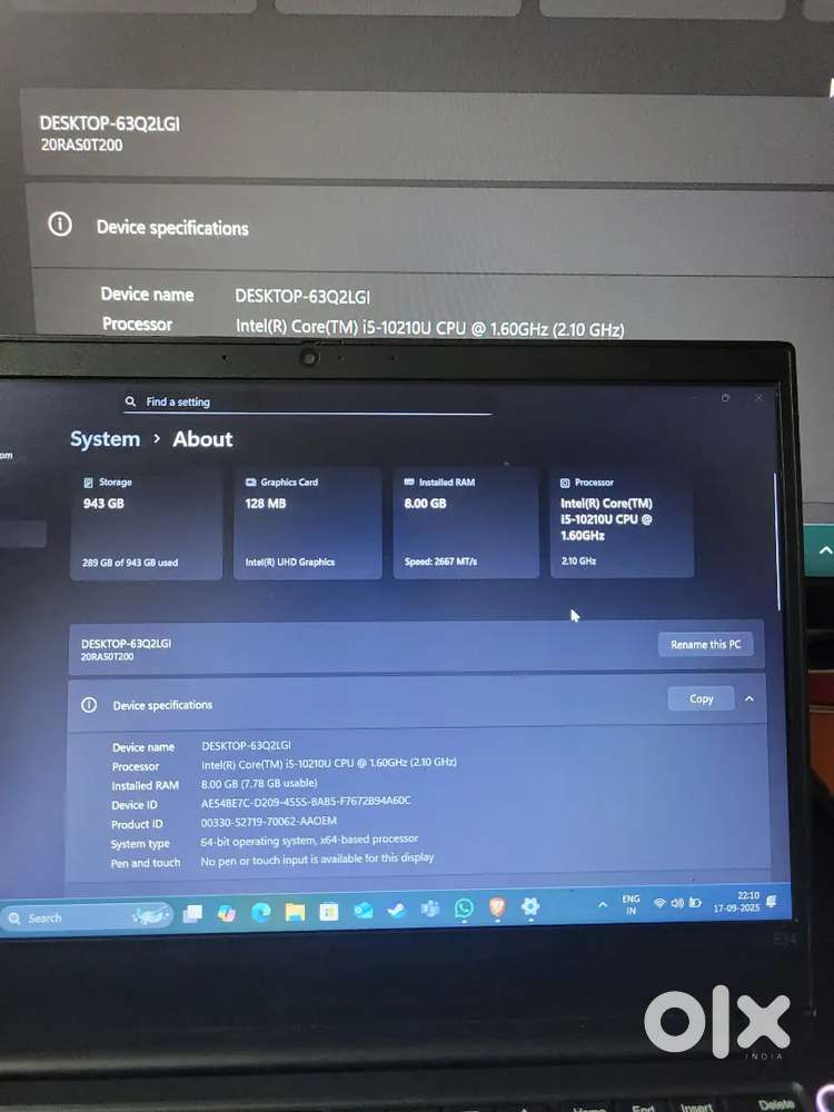 Selling My Lenovo Think Pad Laptop