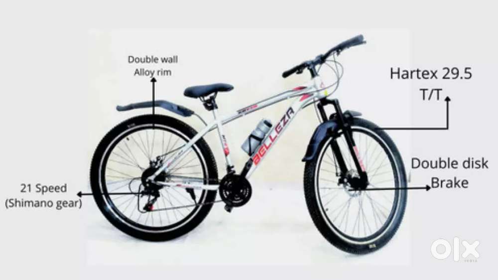 Belleza Gear Cycle (21 Speed) – 1 Month Old – MRP was 15000