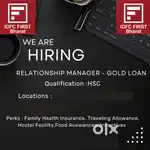 Gold Loan Sales Officer. IDFC First Bharat Ltd.