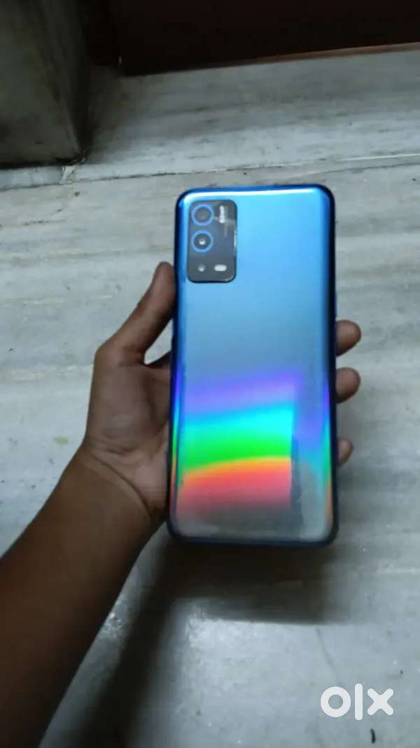 Oppo a55 rainbow blue