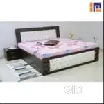 Bumper offer buy new double bed 3990, with box 6990/- EMI available