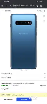 S10 8+8/128. Camera and gaming phone. Curve display.