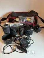 Nikon D200 Digital Camera with 2 Lenses, Battery & Bag