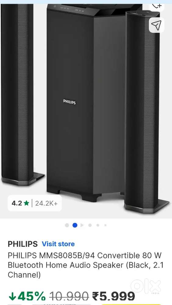 Philips soundbar 80 watt