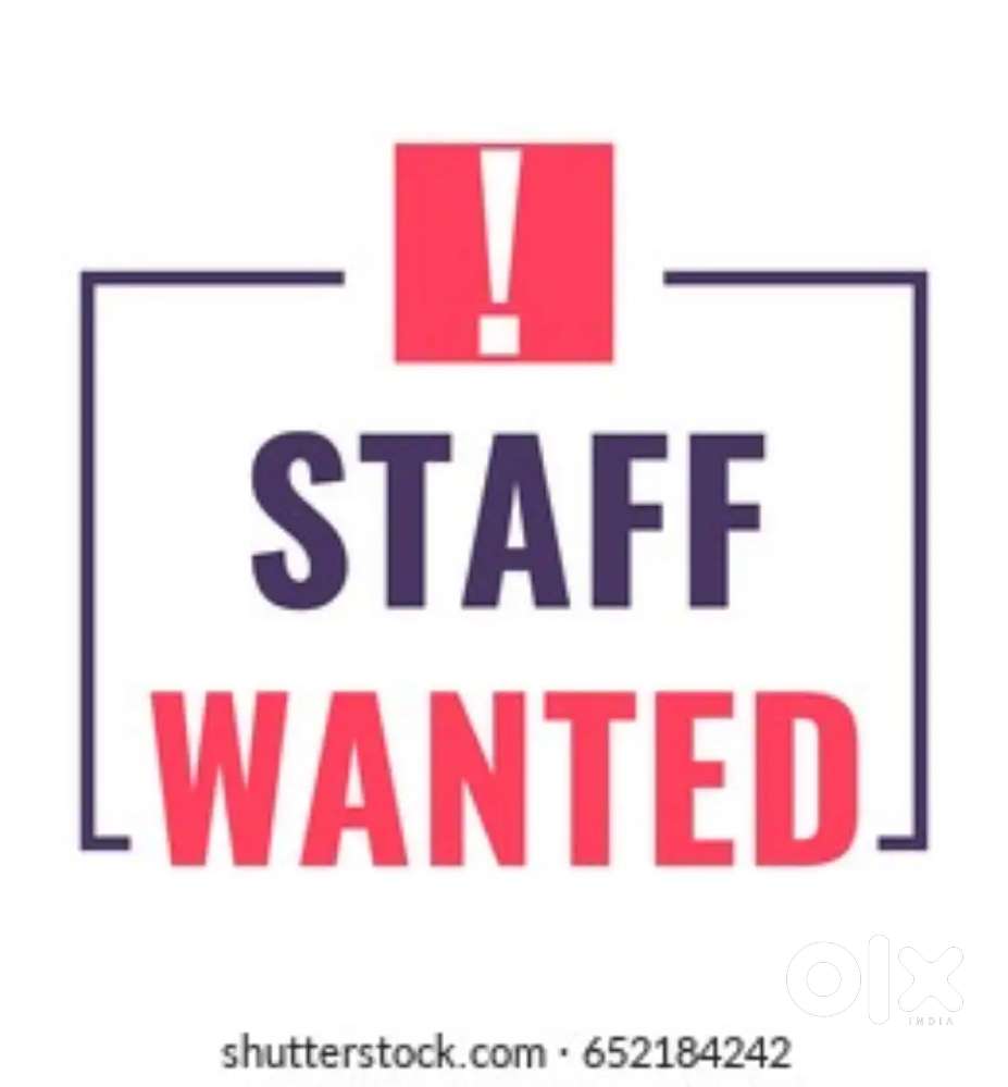 Want male staff for office work with basic knowledge