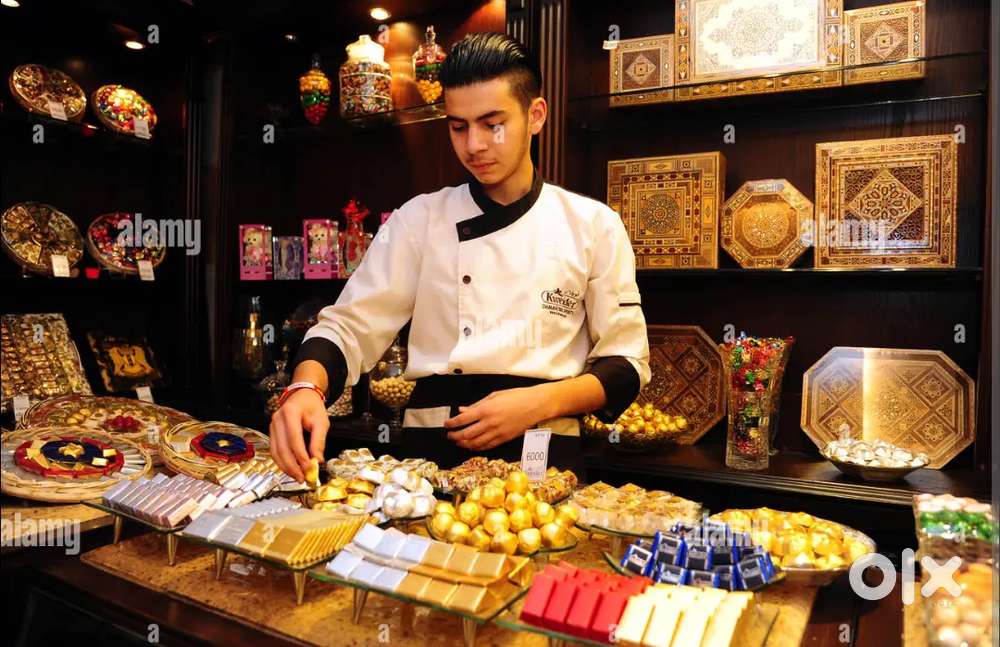 స్వీట్ మాస్టర్ కావాలి.