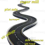 Katpadi VIT road sugar mill near on road DTCP RERA