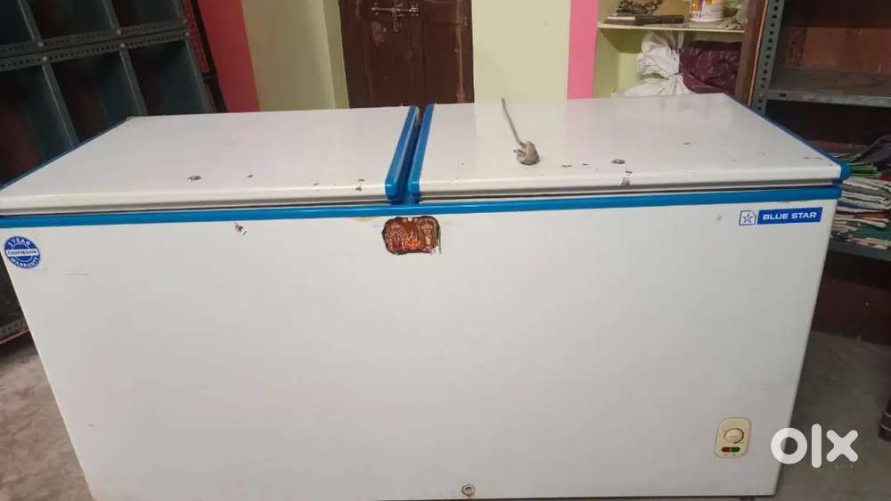Open door fridge