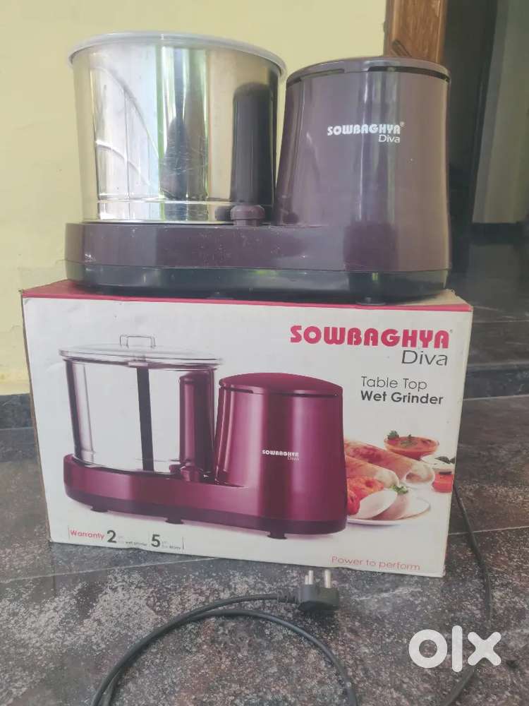 Sowbaghya Diva table top wet grinder