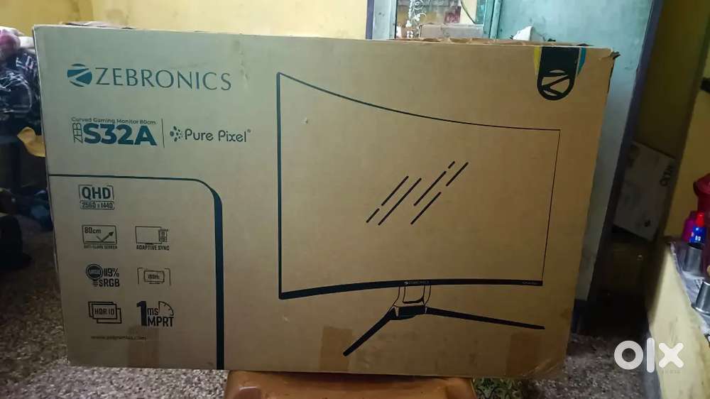 Zebronics S32A 32inch curved display monitor