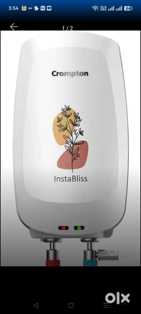 Crompton 3L Instant Geyser-New one not opened