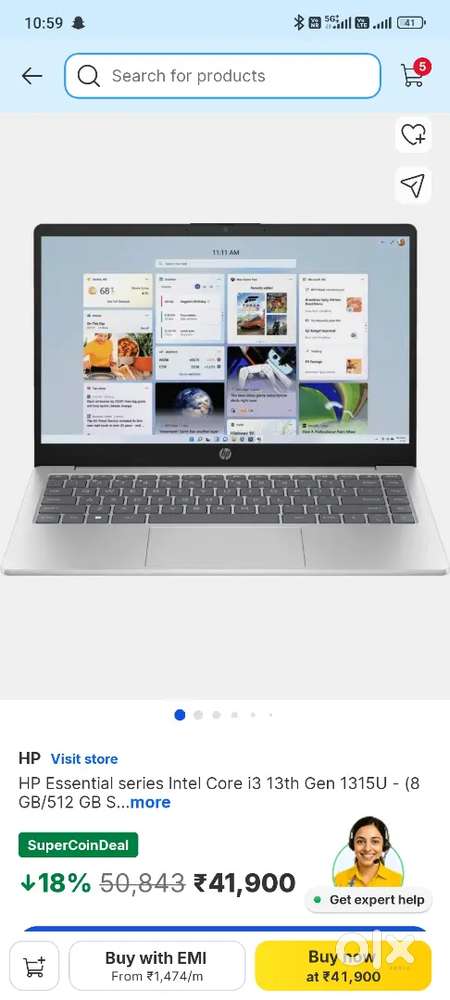 2 months old HP laptop 14 inch