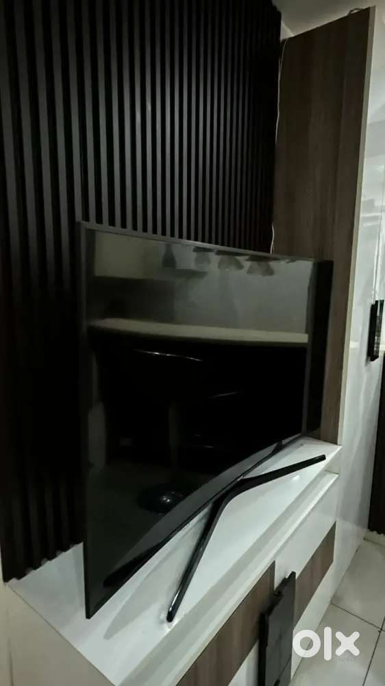 55inch QLED Samsung Smart LED TV & 3 Door Whirpool Fridge