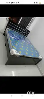 New queen size bed without storage will with mattress in wholesale pr