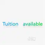Home tuition available