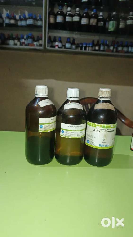 HOMOEOPATHY EMPTY GLASS BOTTLE
