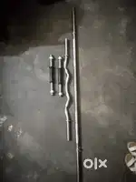 Bench Press Rod  5.Feet Heavy Weight Zigzag Rod And Dumble Rod