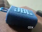 JBL GO3 portable Bluetooth speaker dust proof waterproof feature blue