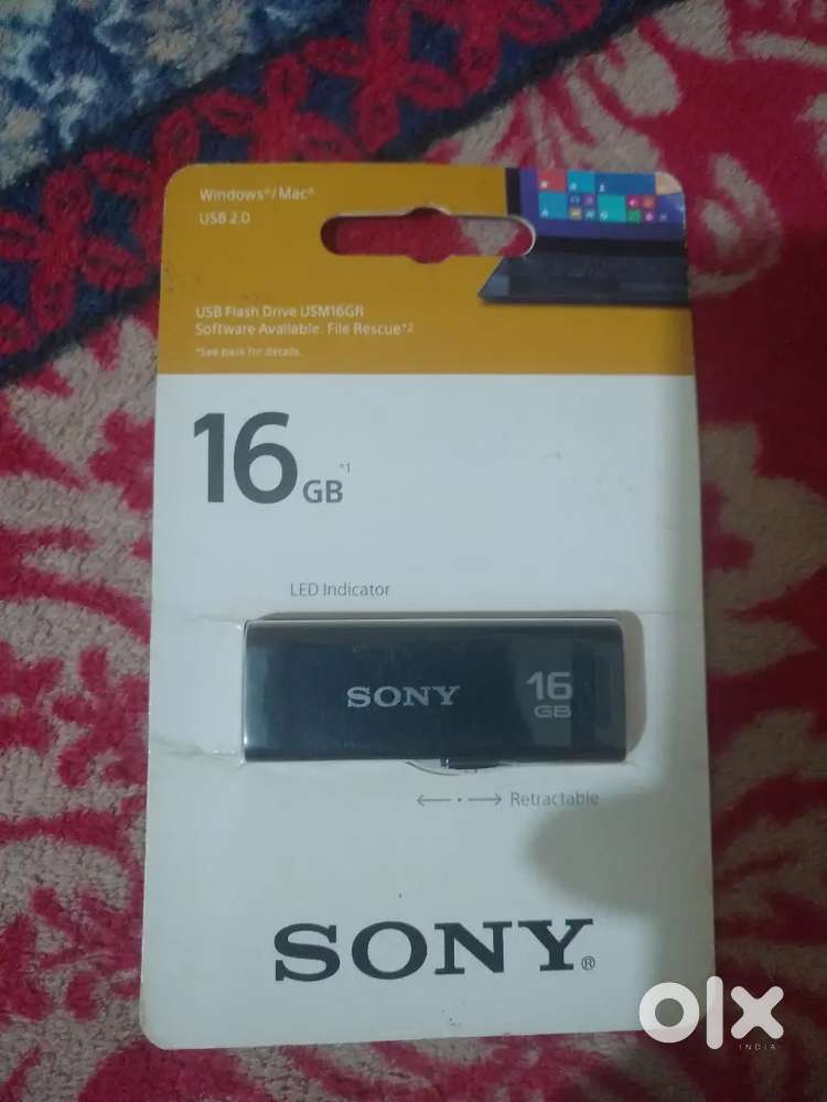 Sony 16gb pendrive & usb finger print reader