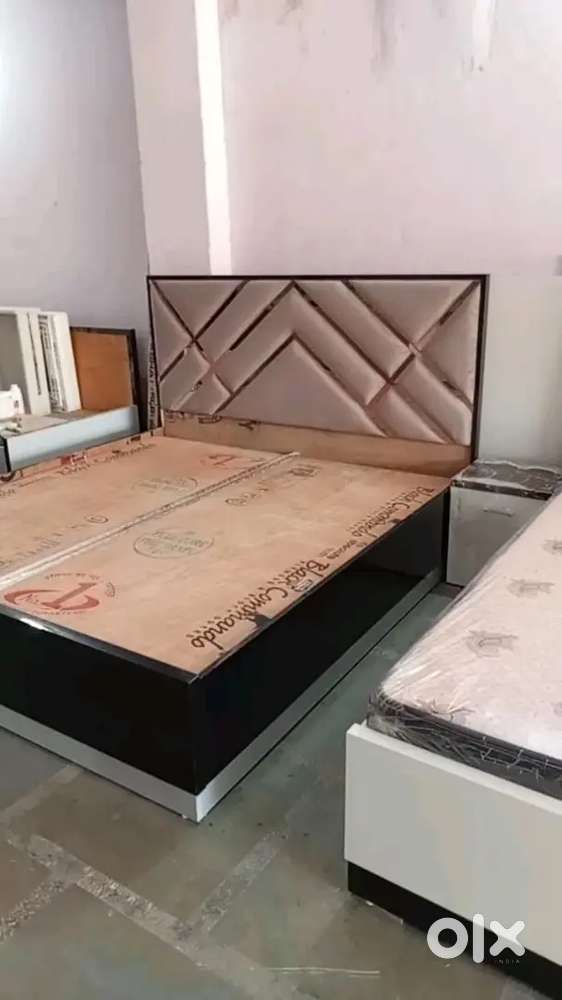 Wooden looking room bed