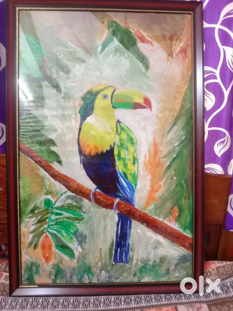 Handmade framed Painting for Room decoration