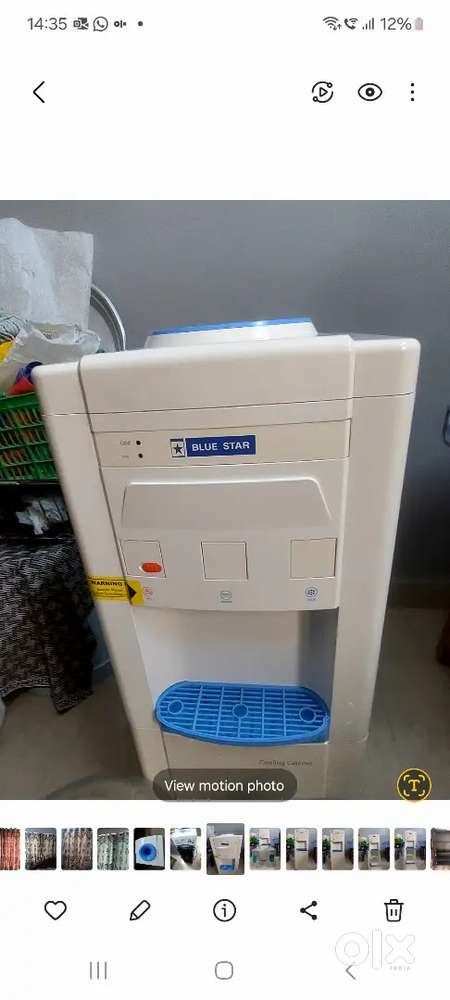 Blue Star Water Dispenser hot & Cold Water , Wood & Iron almairah
