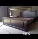 Queen Size Cot + 4 Drawers - Pure Neem Wood