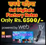 32 Smart web OS  LED TV 2 Year Guarantee With Bill