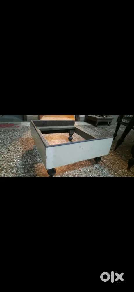 Wooden Sunmica Fridge Stand Very Durable And In Good Condition