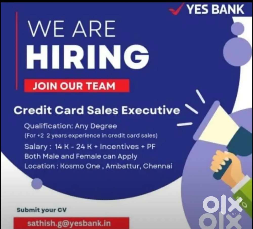 Credit card sales executive tele sales