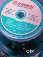 12 inch Speaker 400 watts Continuous and 200 RMS