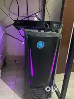 Gaming Pc full setup monitor keyboard mouse CPU