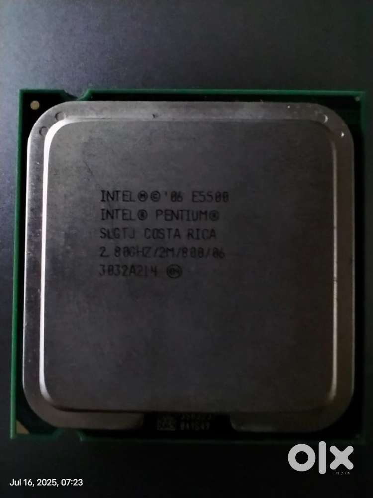 Intel Pentium E5500 CPU + DDR3 RAM (Working)