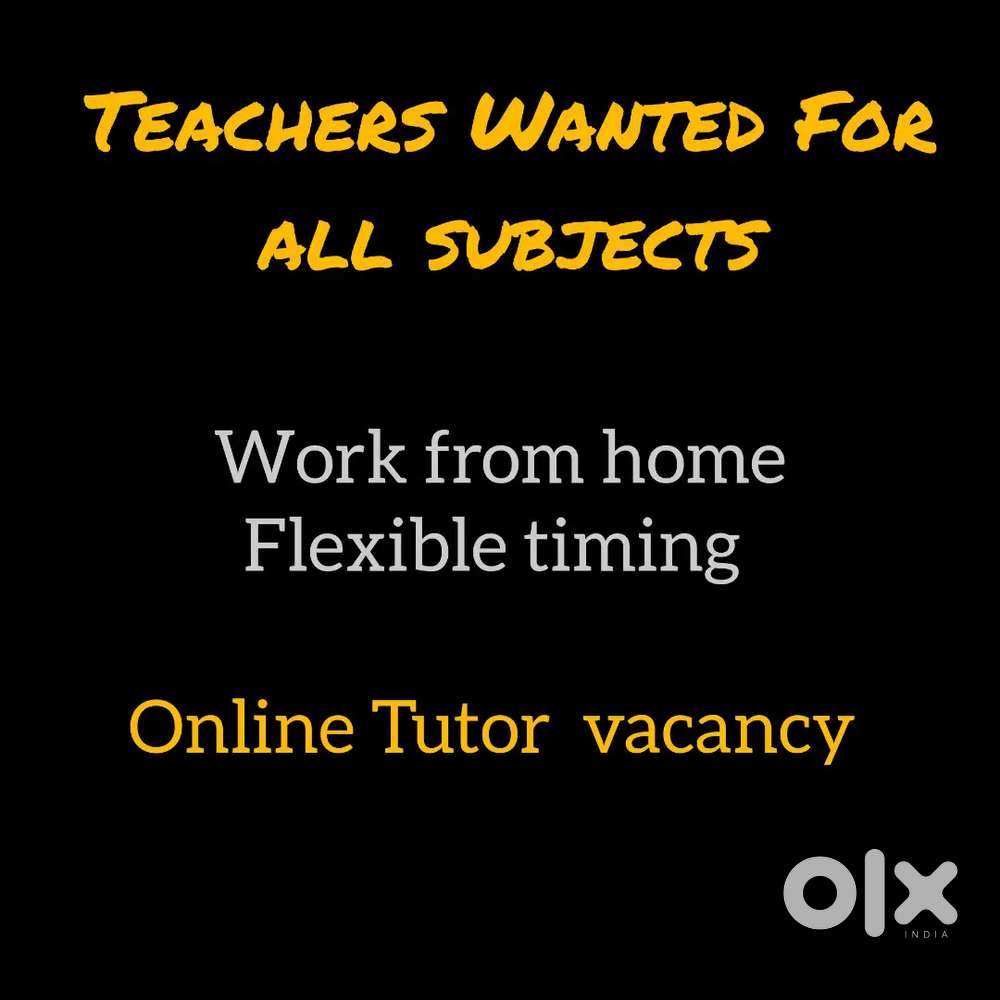 Teachers wanted for all subjects