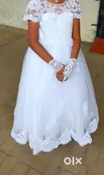 White long gown