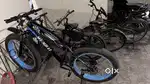 Fat tyres bicycle