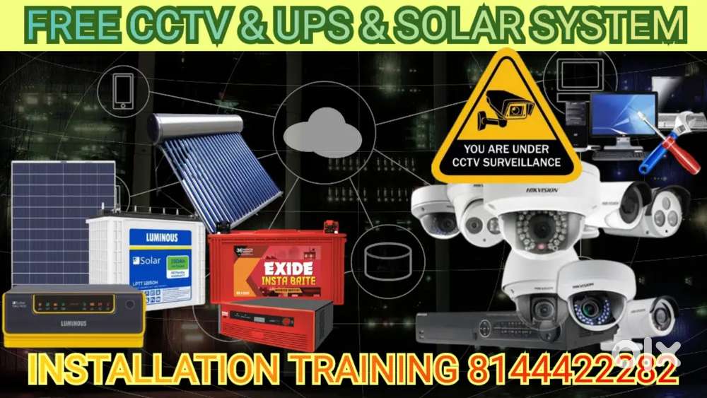 Cctv camera and service job opportunity