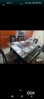 8 seater dinning with sisham wood