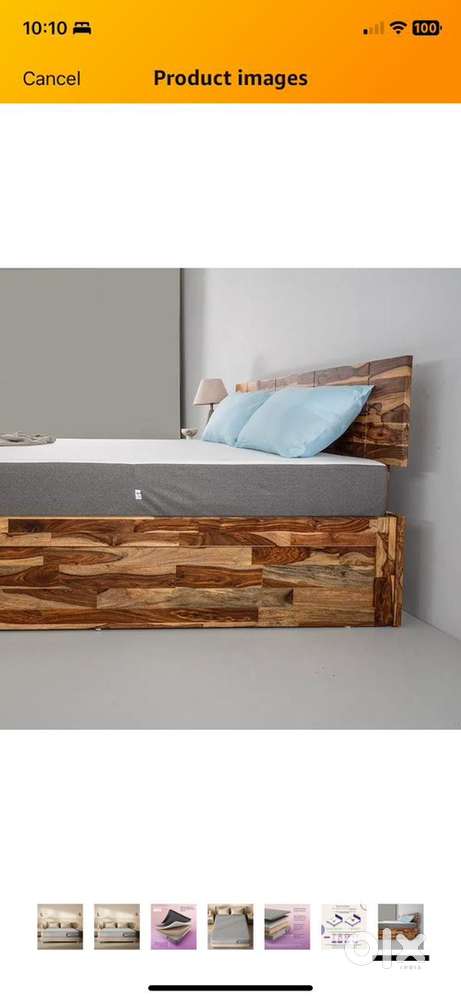 Queen size Bed/Cot with mattress