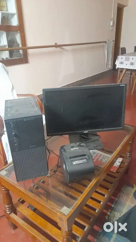 Acer desktop with CPU, BPOS PRINTER,