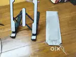 Adjustable laptop stand with bag