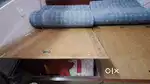 Large size double bed with cotton mattress