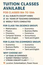 Tuitions taken all subjects from 6th to 12th