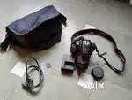 Canon 1500D bag charger cebal 16 gb memory card ek lance