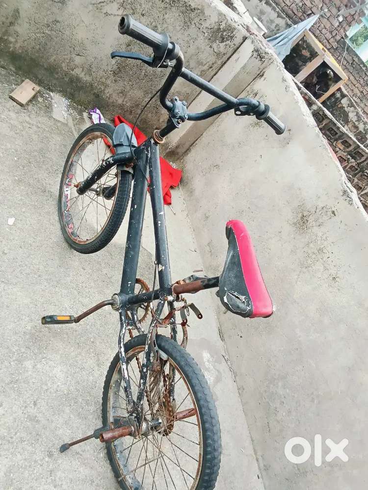 BMX riding cycle