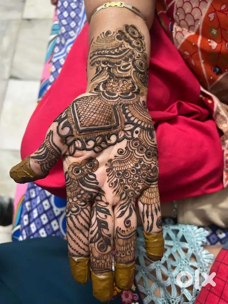 Organic mehndi cone end mahendi disain