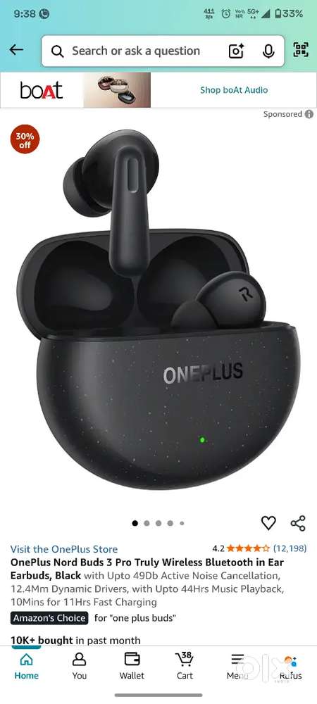OnePlus Nord Buds 3 Pro Truly Wireless Bluetooth in Ear