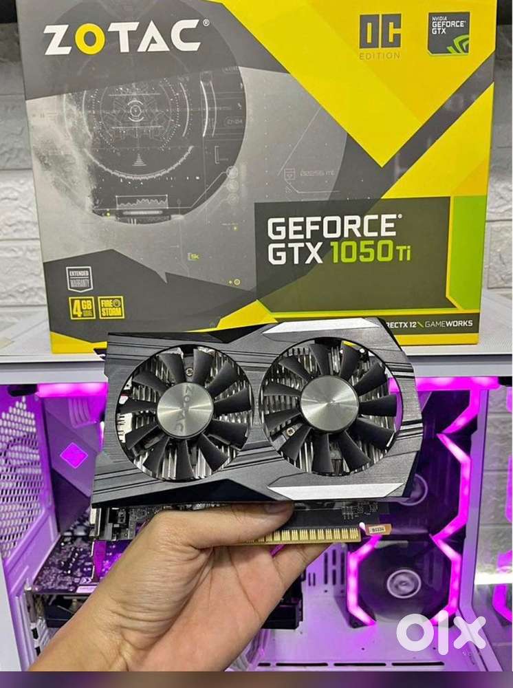 ZOTAC GEFORCE GTX 1050TI. OC  4GB GRAPHIC CARD